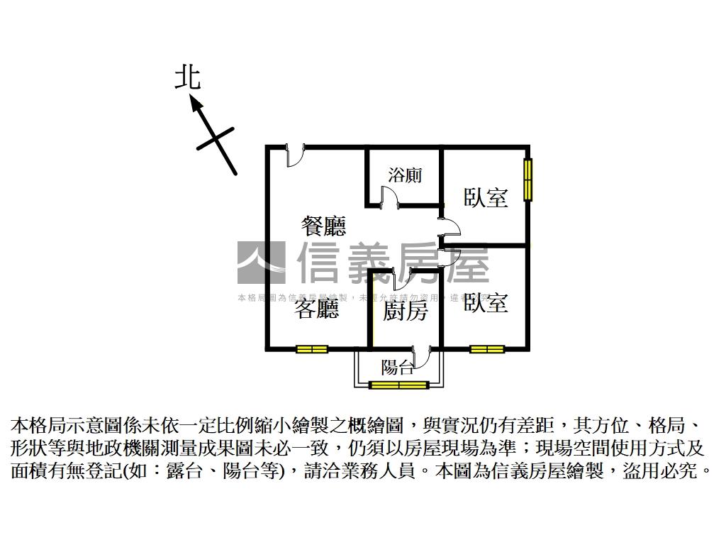 Ａ８商圈機能兩房房屋室內格局與周邊環境