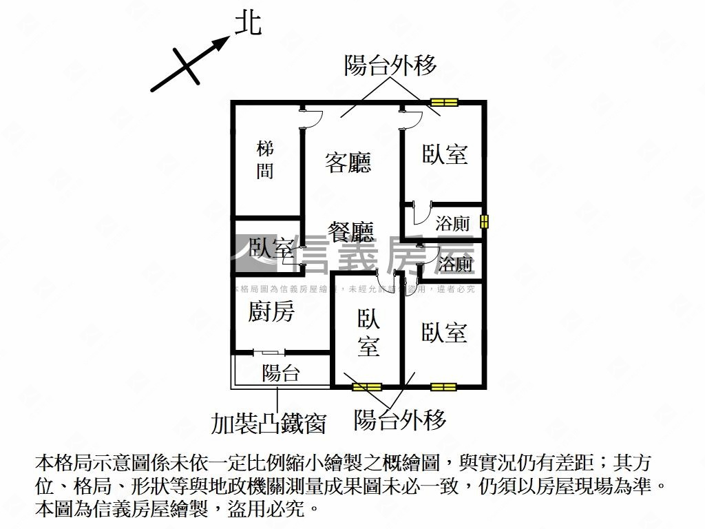 雙捷運美妝３樓房屋室內格局與周邊環境