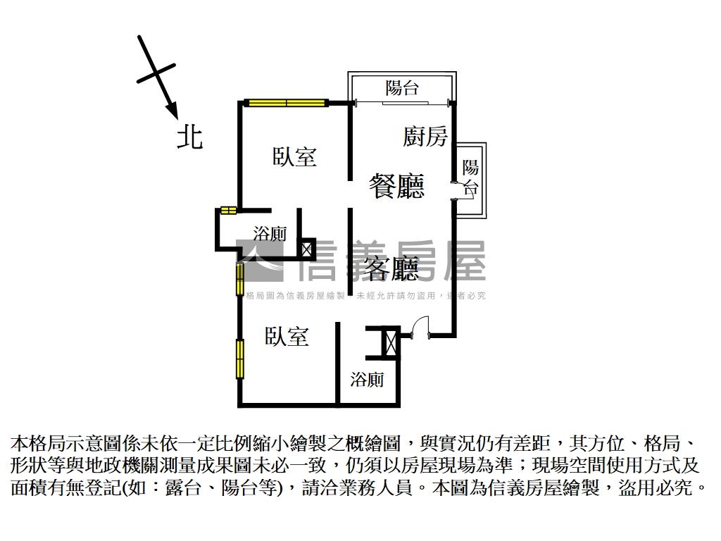 景美新成屋）天成河悅兩房房屋室內格局與周邊環境