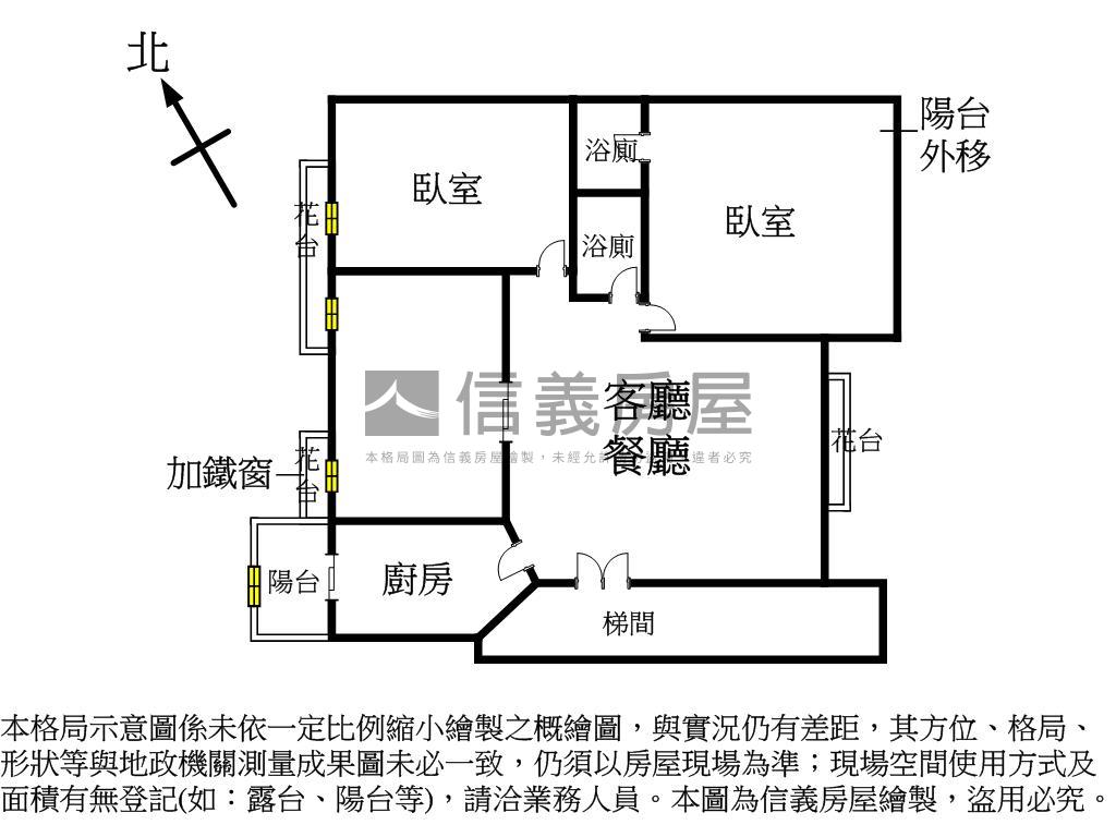 帥主陽約３５坪近一點利房屋室內格局與周邊環境