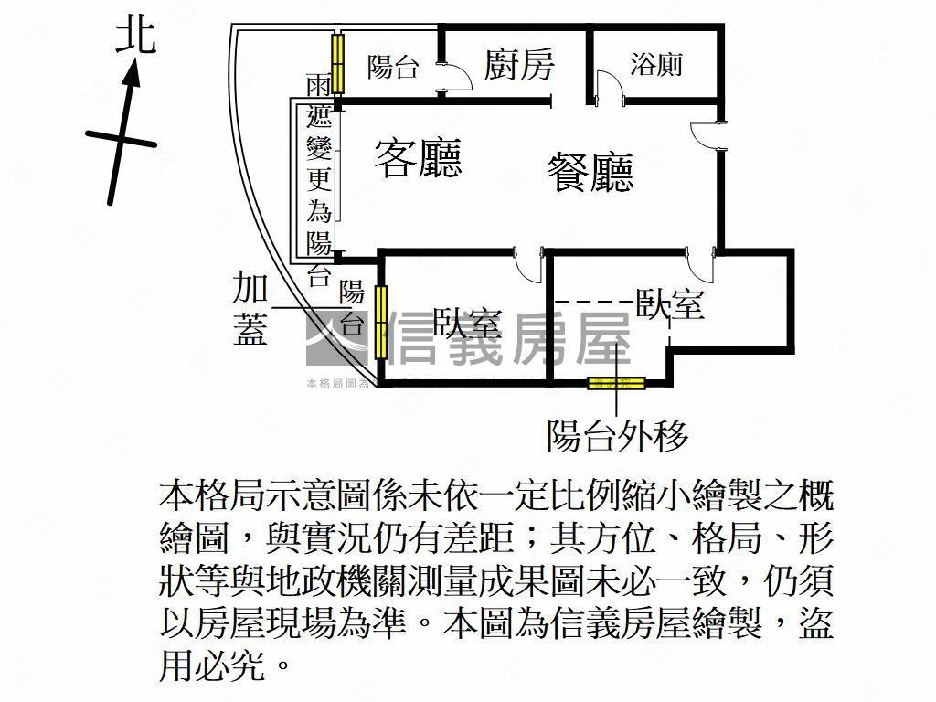 鴻築吾江次頂樓兩房房屋室內格局與周邊環境