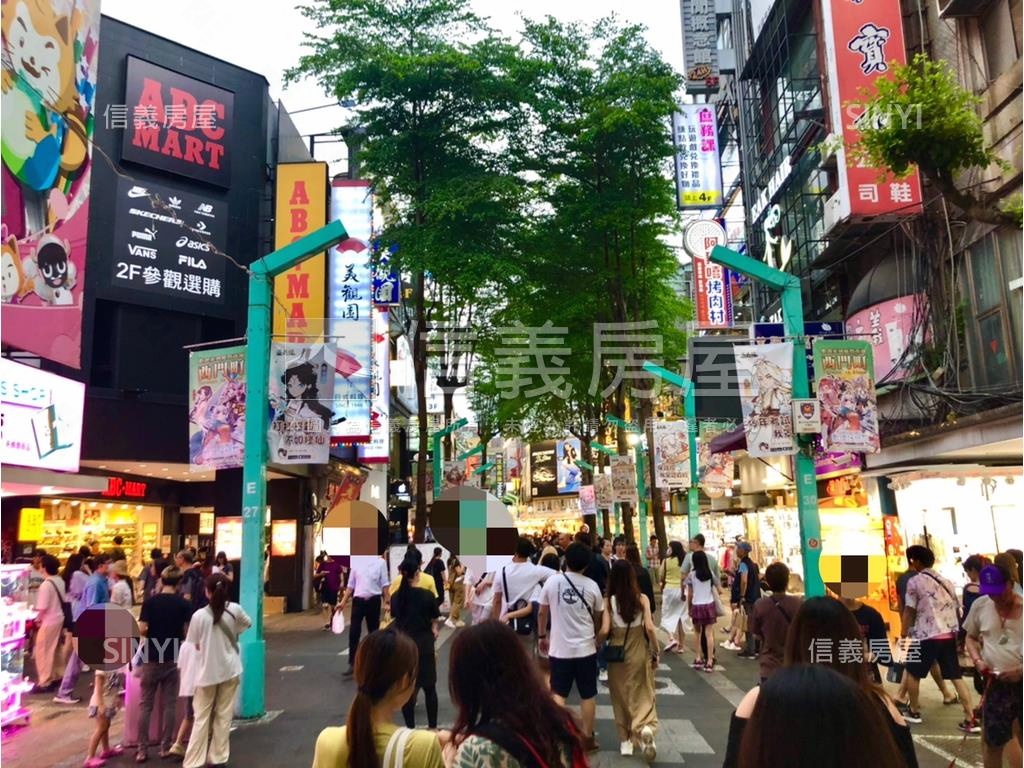 西門町萬年人潮金店房屋室內格局與周邊環境