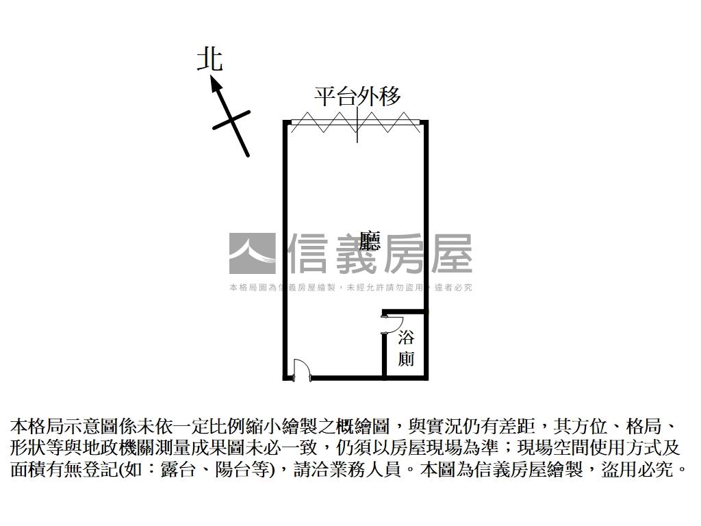 新民街一樓店面房屋室內格局與周邊環境