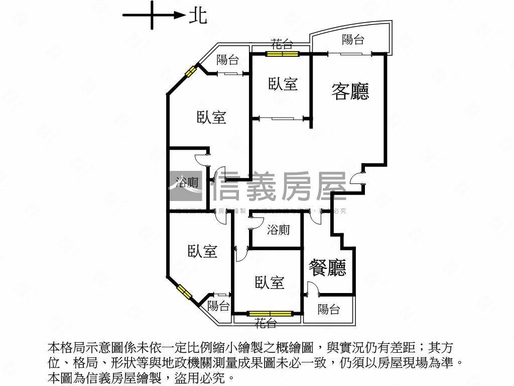 宏全世界廣場四房雙車位房屋室內格局與周邊環境