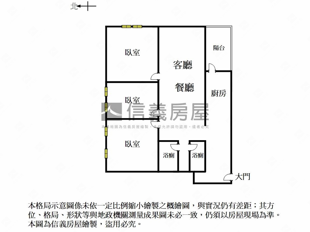 嘉義佳昂景觀美三房平車房屋室內格局與周邊環境