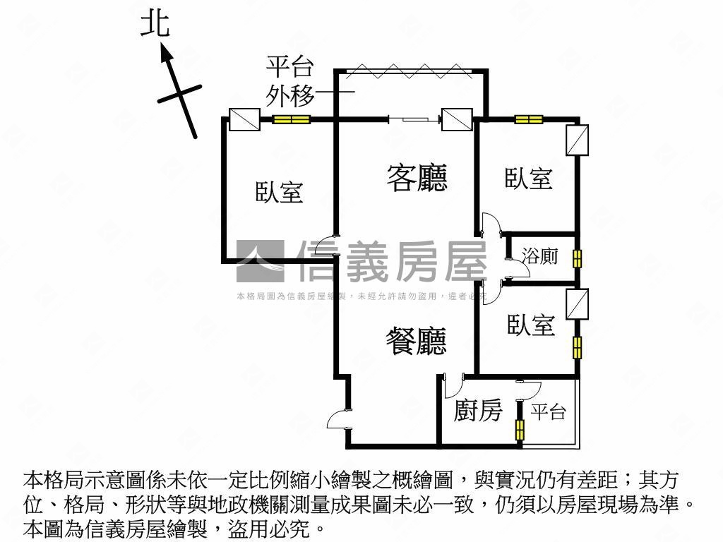 中崙１樓３房優質美屋房屋室內格局與周邊環境