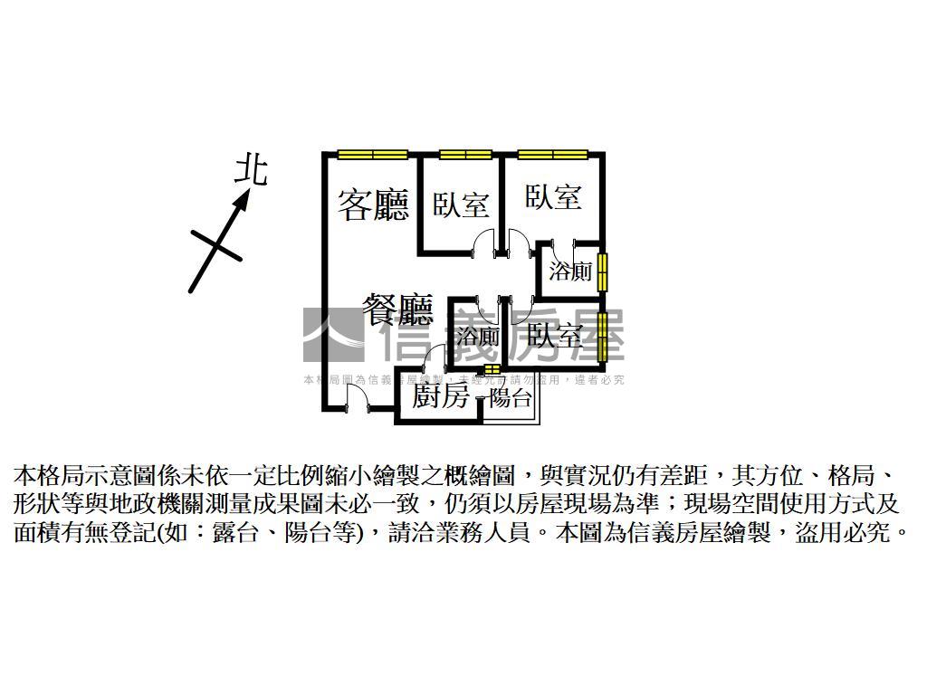 豐邑氧森三房房屋室內格局與周邊環境