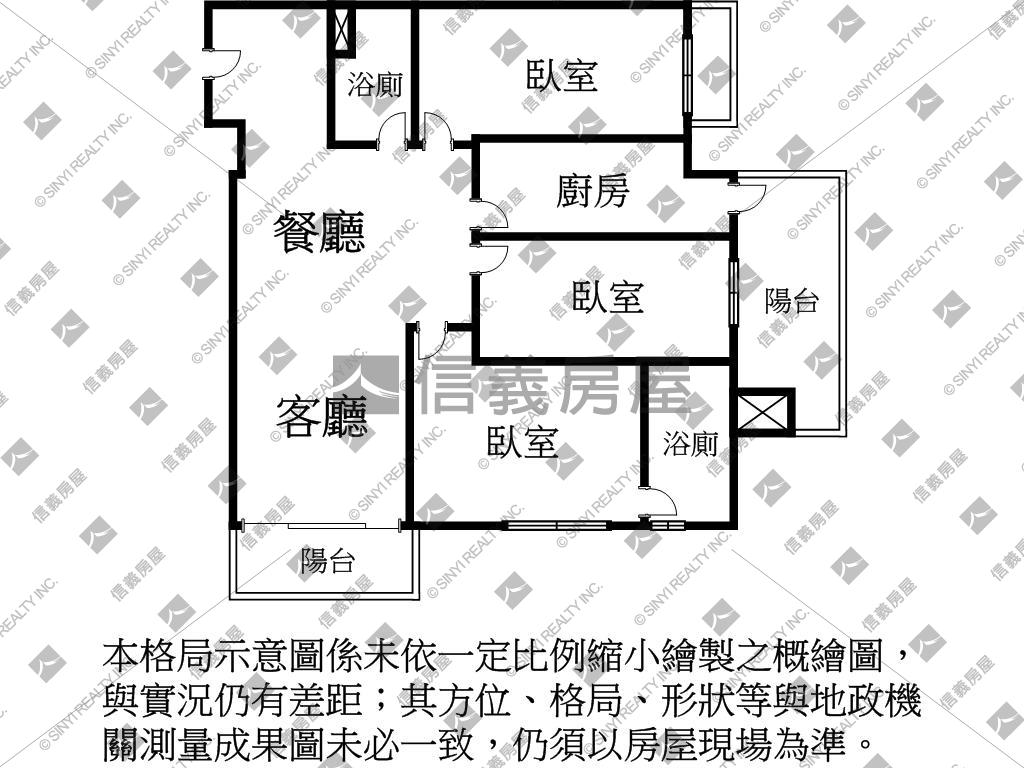 新潤Ａ５－高樓大３房車位房屋室內格局與周邊環境