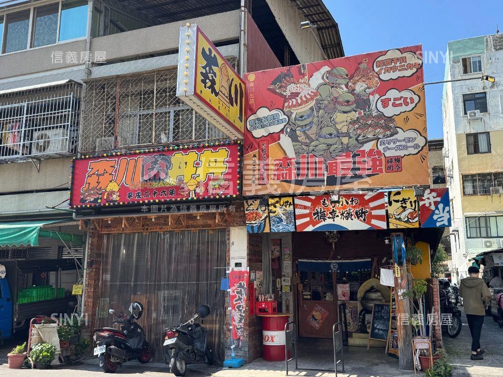 一中街熱鬧前後雙店面透天房屋室內格局與周邊環境