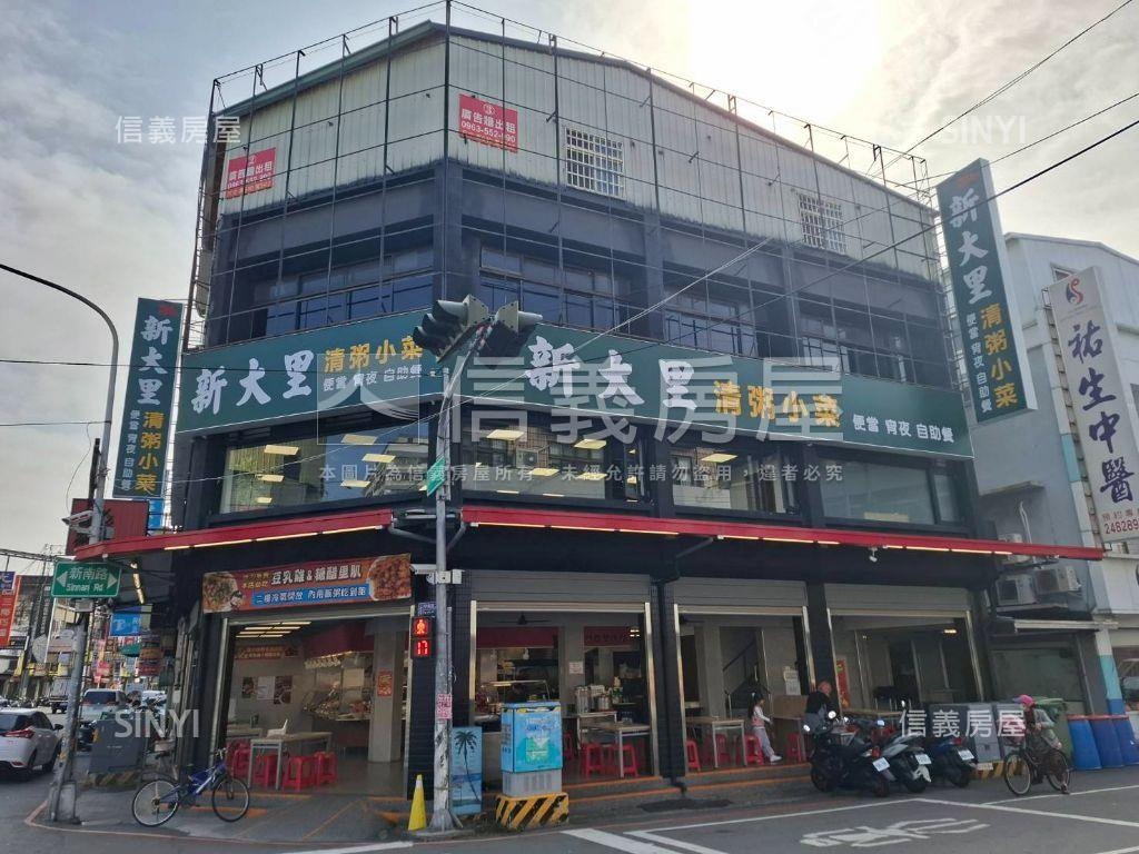 大里一期大面寬順向金角店房屋室內格局與周邊環境