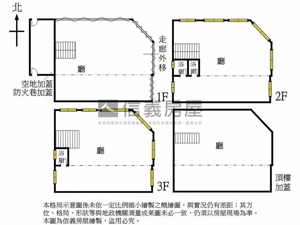 大里一期大面寬順向金角店房屋室內格局與周邊環境