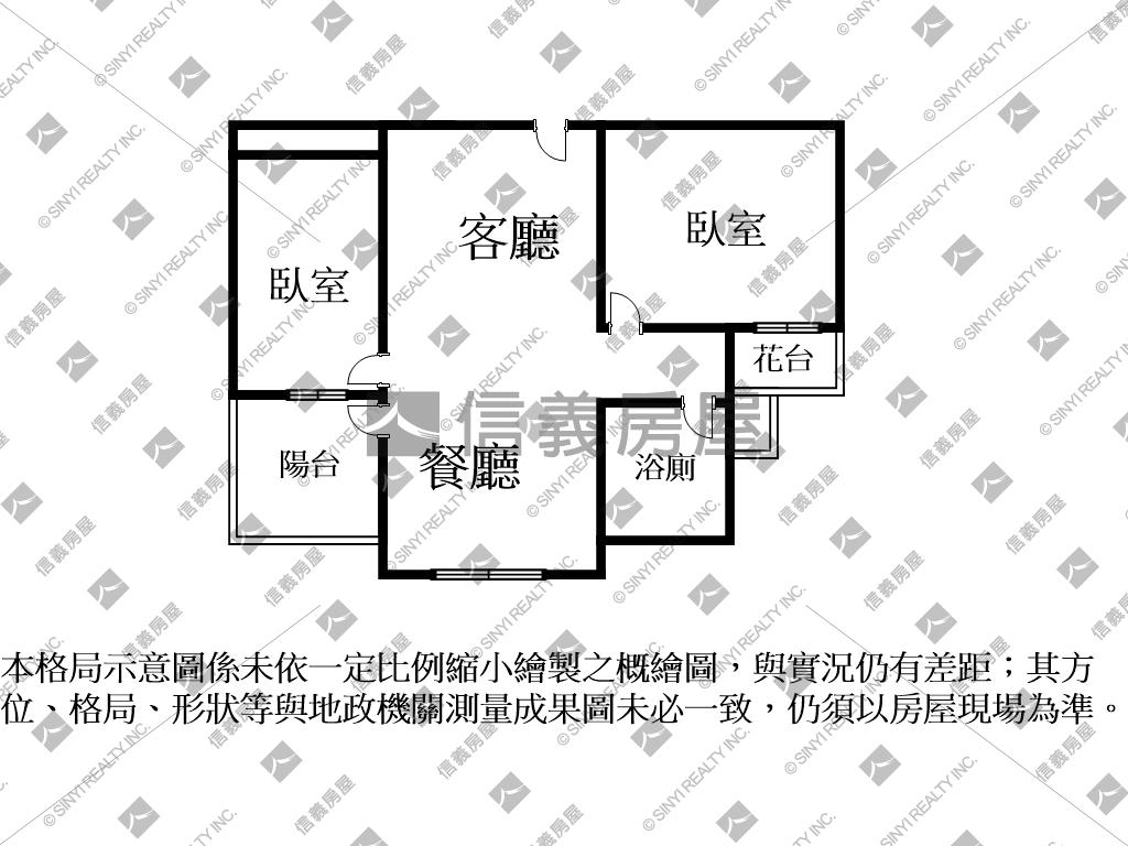 陞發秀泰兩房平車房屋室內格局與周邊環境