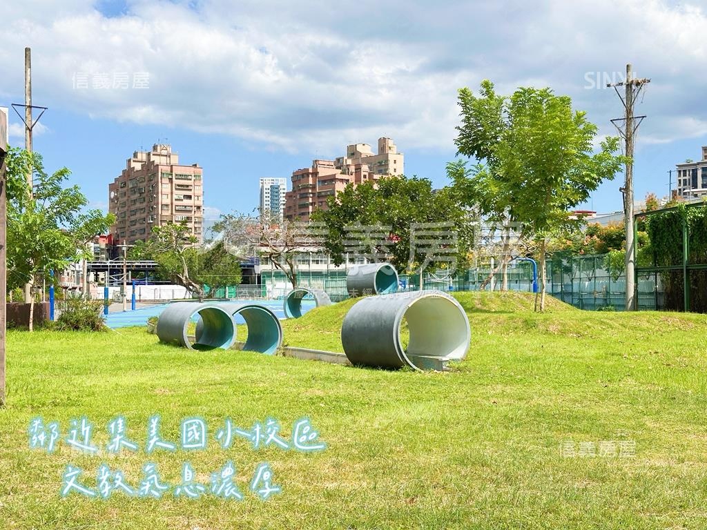 集美國小前後陽台三樓房屋室內格局與周邊環境