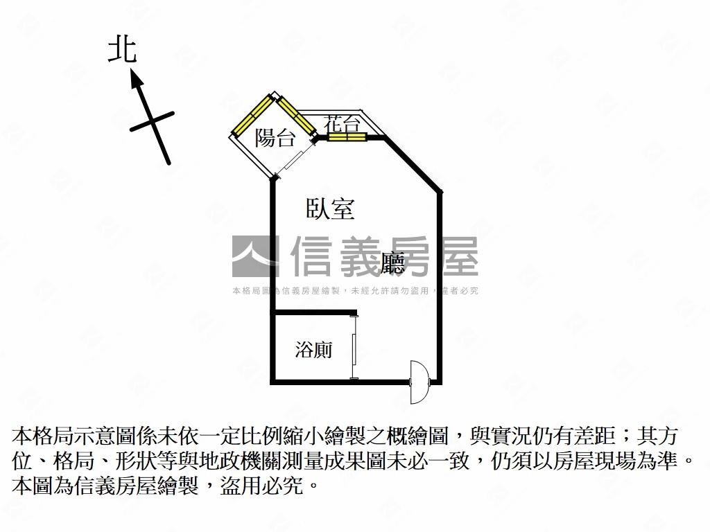 近景美捷運簡雅套房房屋室內格局與周邊環境