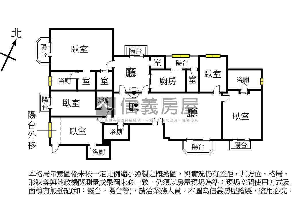 音樂廣場大器五房四車位房屋室內格局與周邊環境