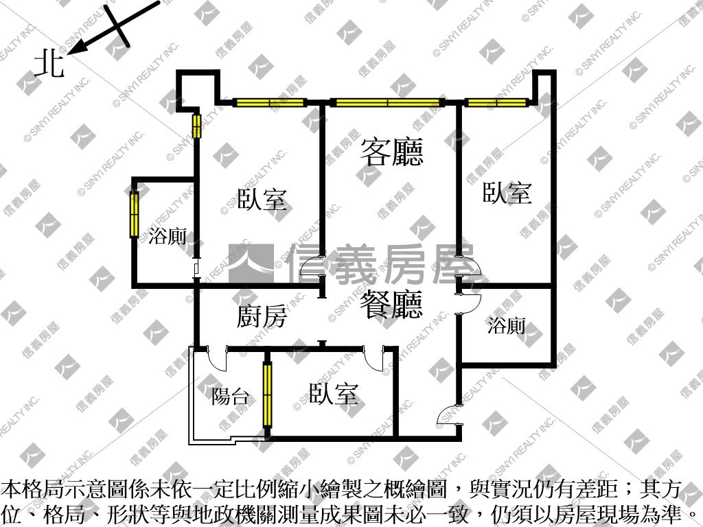 專任國美Ａ１高樓三房車位房屋室內格局與周邊環境