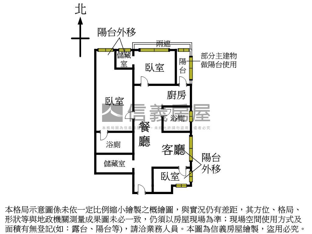 ★忠孝華廈★精美３房房屋室內格局與周邊環境