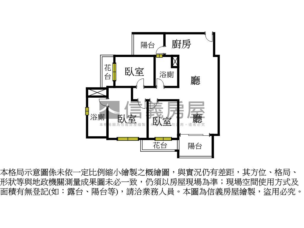 宗大青田Ｄ６景觀戶房屋室內格局與周邊環境