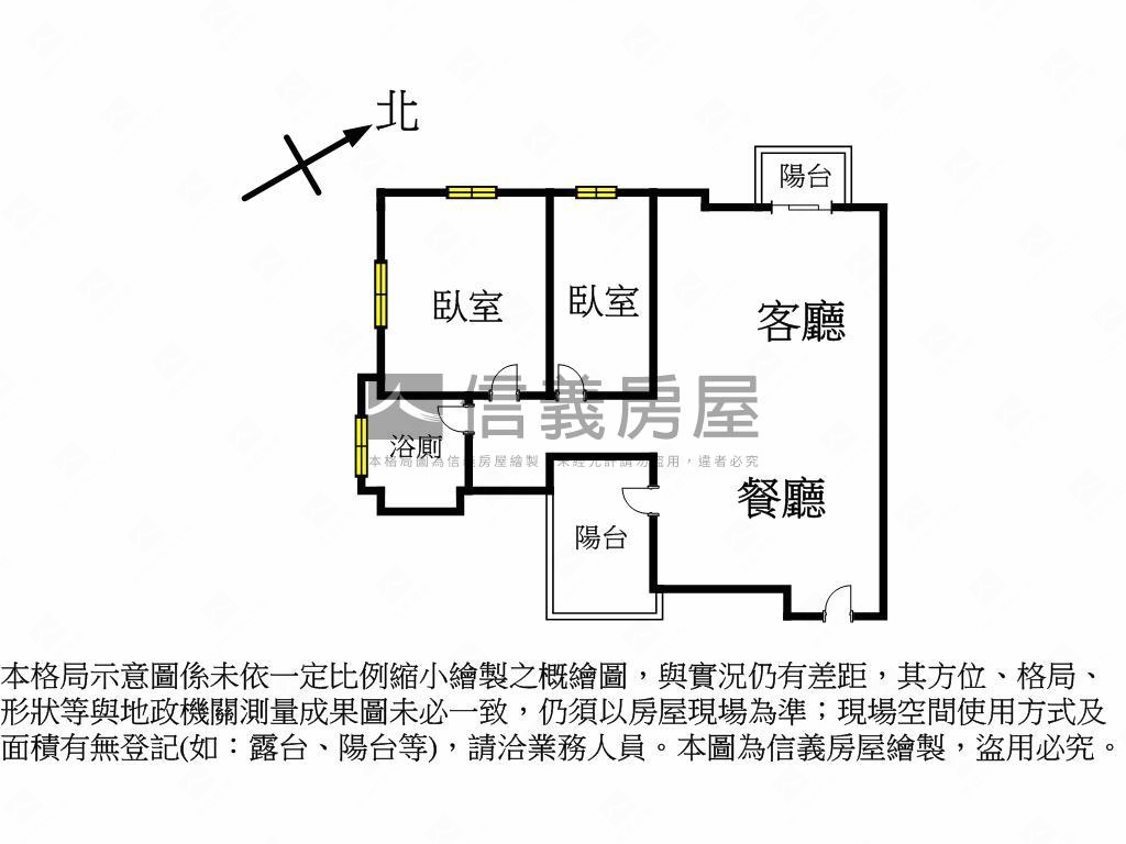 萬大境邊間明亮全新兩房房屋室內格局與周邊環境