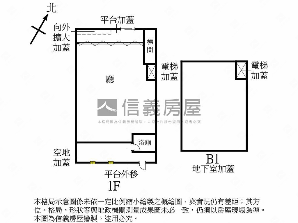 仁義街一樓大空間房屋室內格局與周邊環境