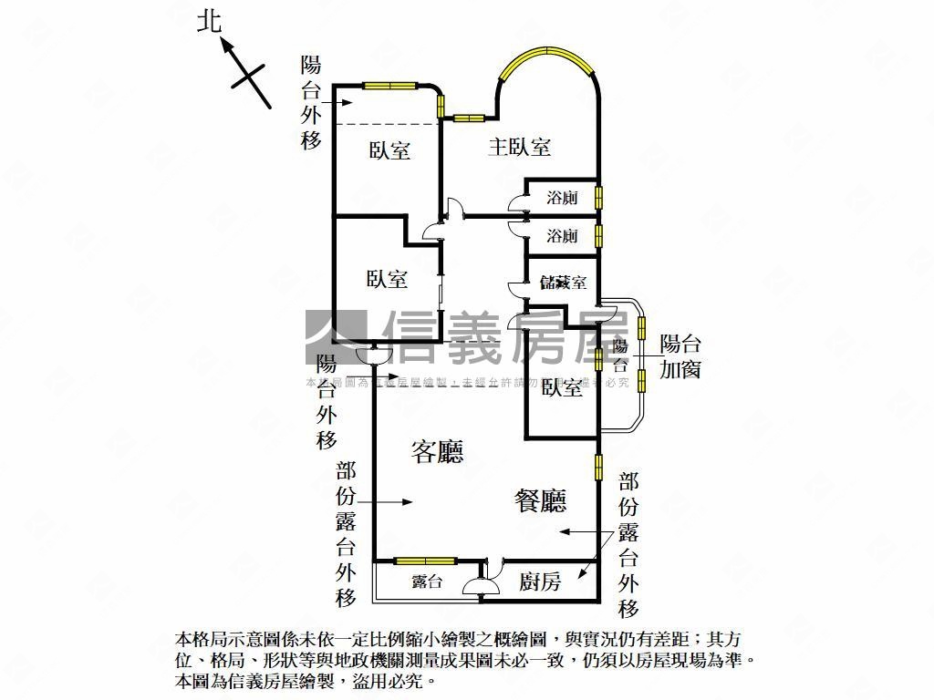 主加附５４坪｜四房附車位房屋室內格局與周邊環境