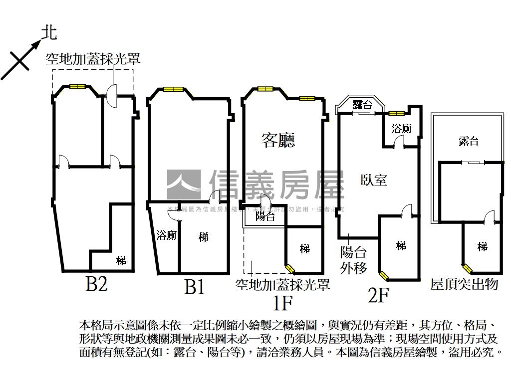 研究苑稀有邊間透天房屋室內格局與周邊環境