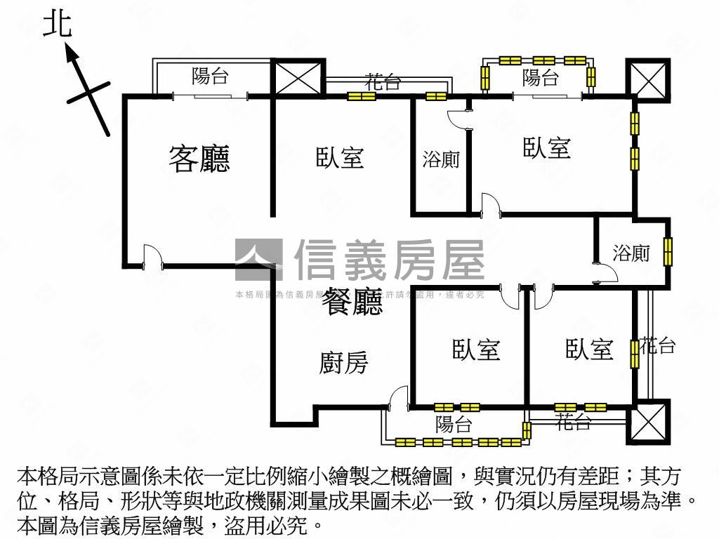 淡江柏園低總大空間房屋室內格局與周邊環境