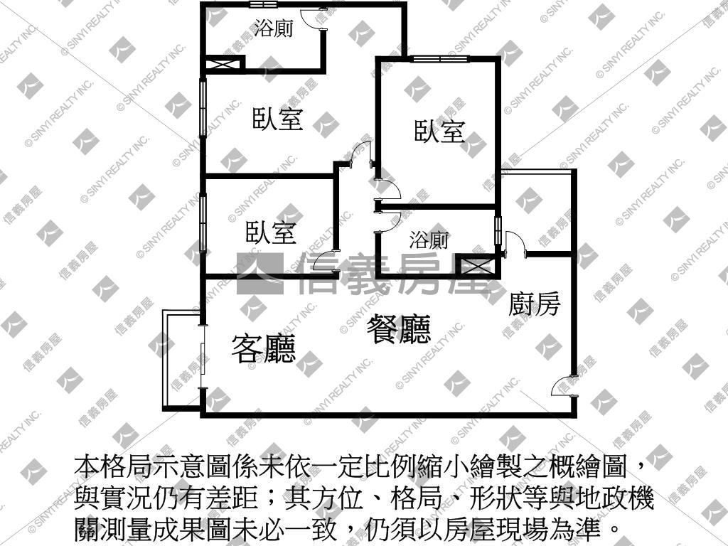 春福安安Ａ３棟１３樓房屋室內格局與周邊環境