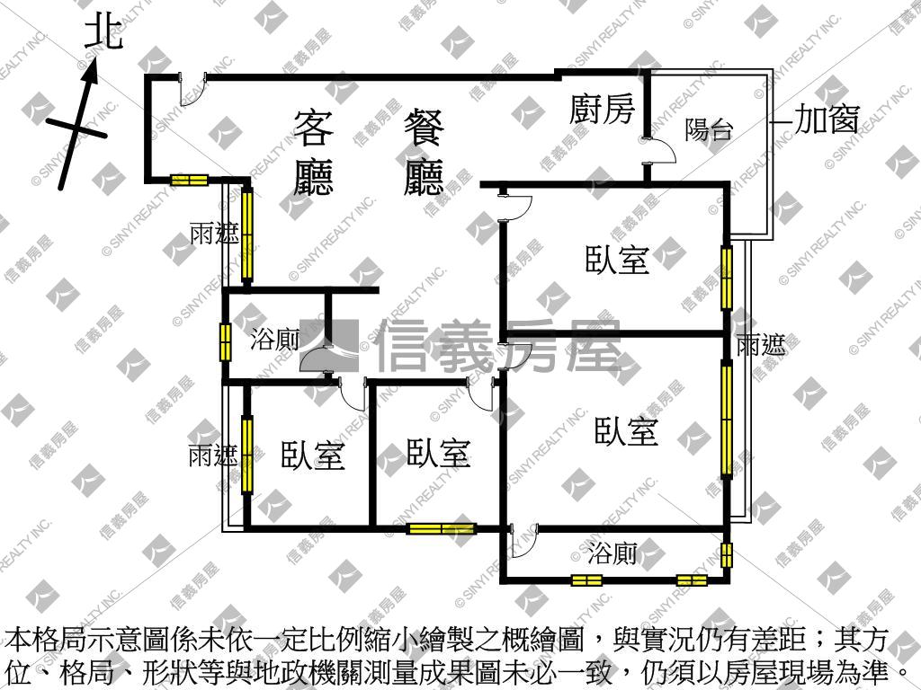 鉅虹建設三面採光房屋室內格局與周邊環境