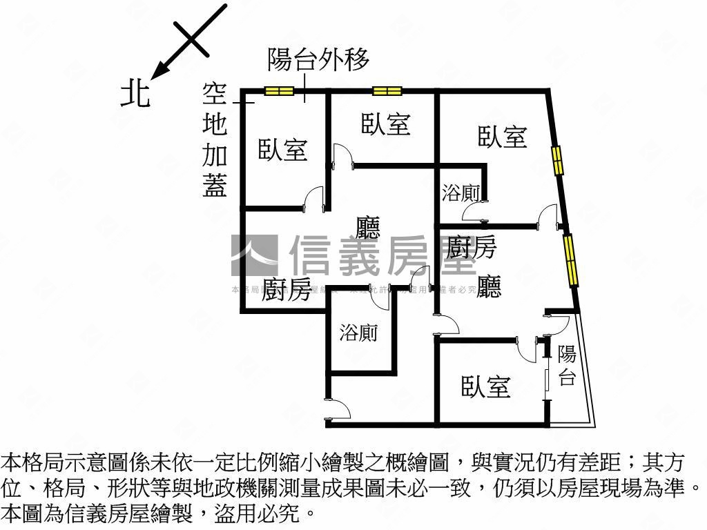 三和國中捷運採光美宅房屋室內格局與周邊環境
