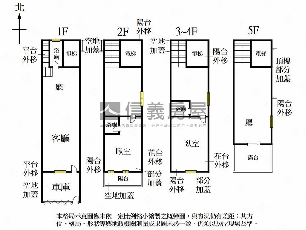 朝南車庫精誠裝潢別墅房屋室內格局與周邊環境