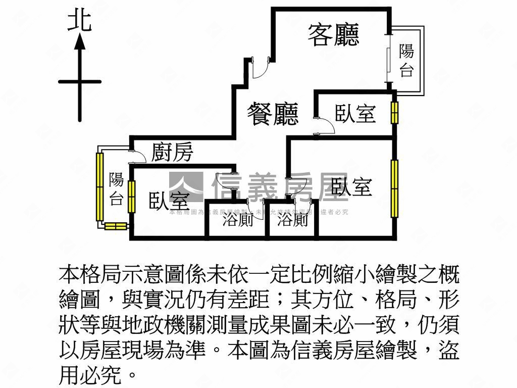 寶欣里安三房車位房屋室內格局與周邊環境