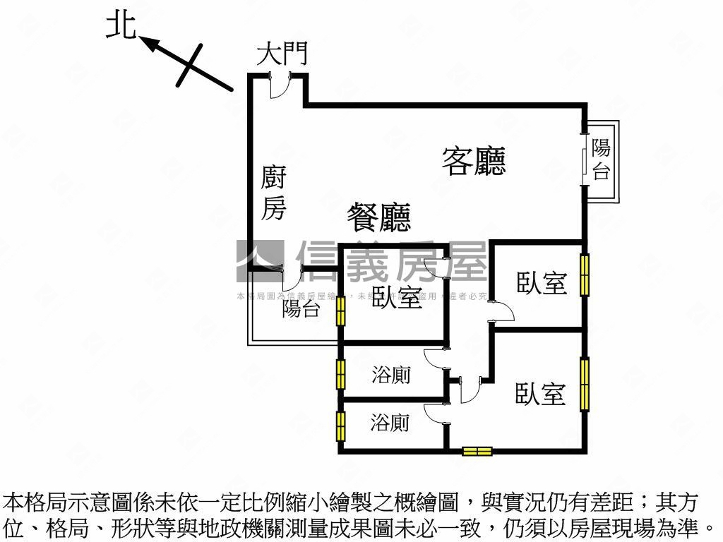 睦上田三房雙平車位房屋室內格局與周邊環境