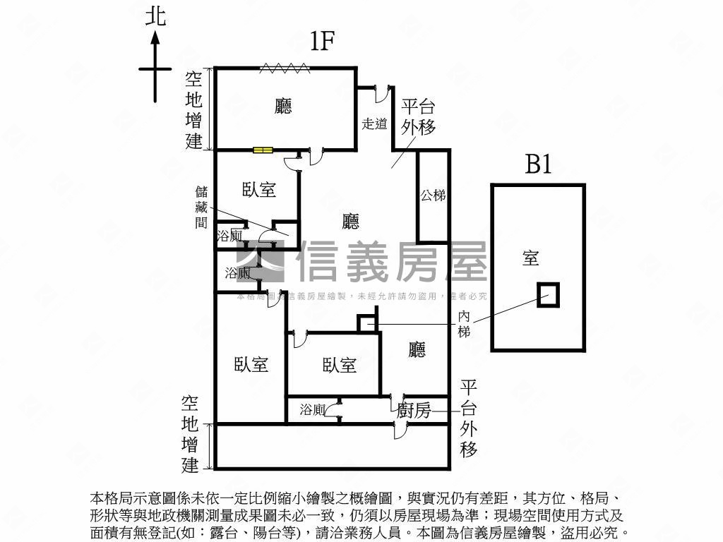 中崙市場旁黃金店面房屋室內格局與周邊環境