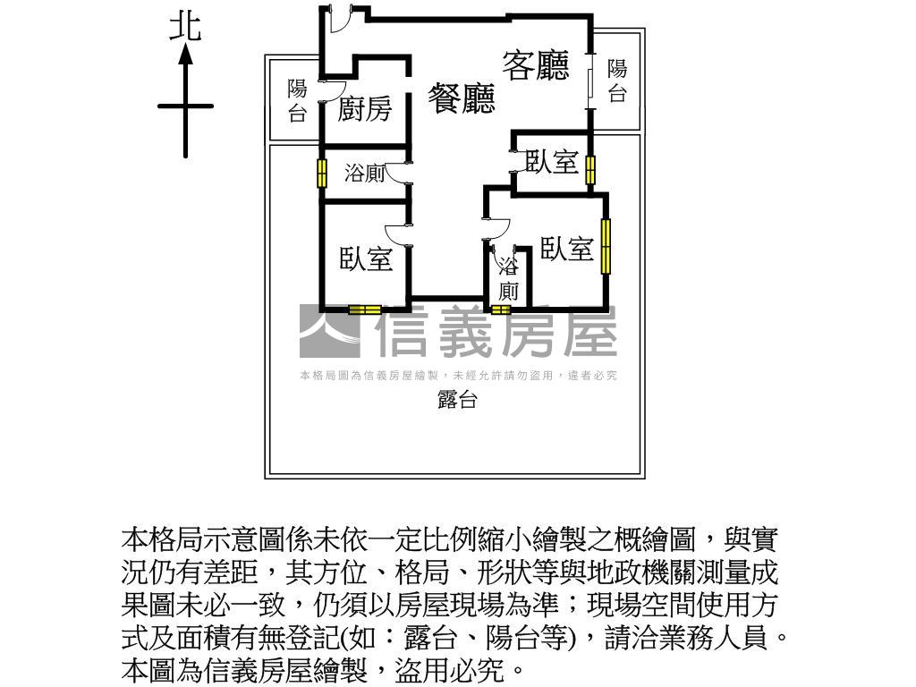 小檜溪公園景露臺三房車位房屋室內格局與周邊環境