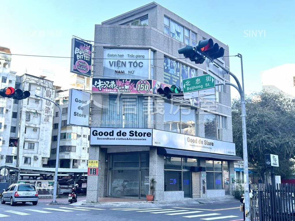 台南火車站前角窗黃金店霸房屋室內格局與周邊環境