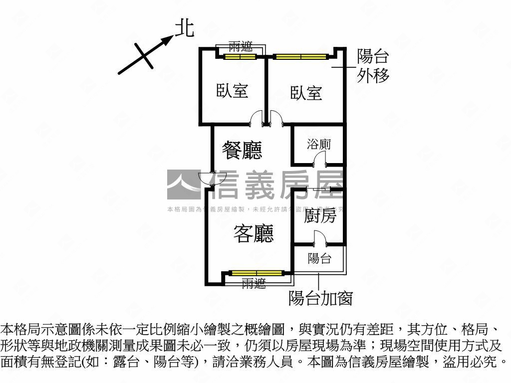 法國經典˙雙併成家２房房屋室內格局與周邊環境