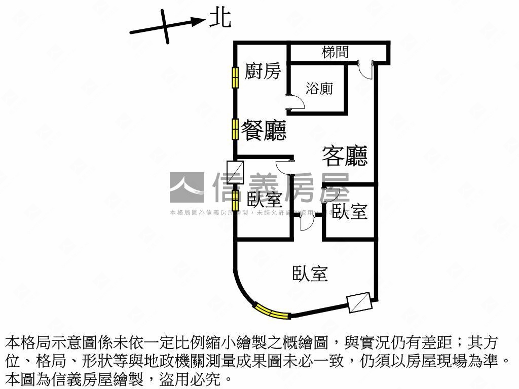 文化北繁華大空間公寓房屋室內格局與周邊環境