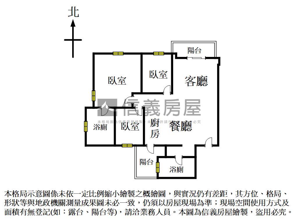 大毅５５ＷＡＹ三房雙平車房屋室內格局與周邊環境