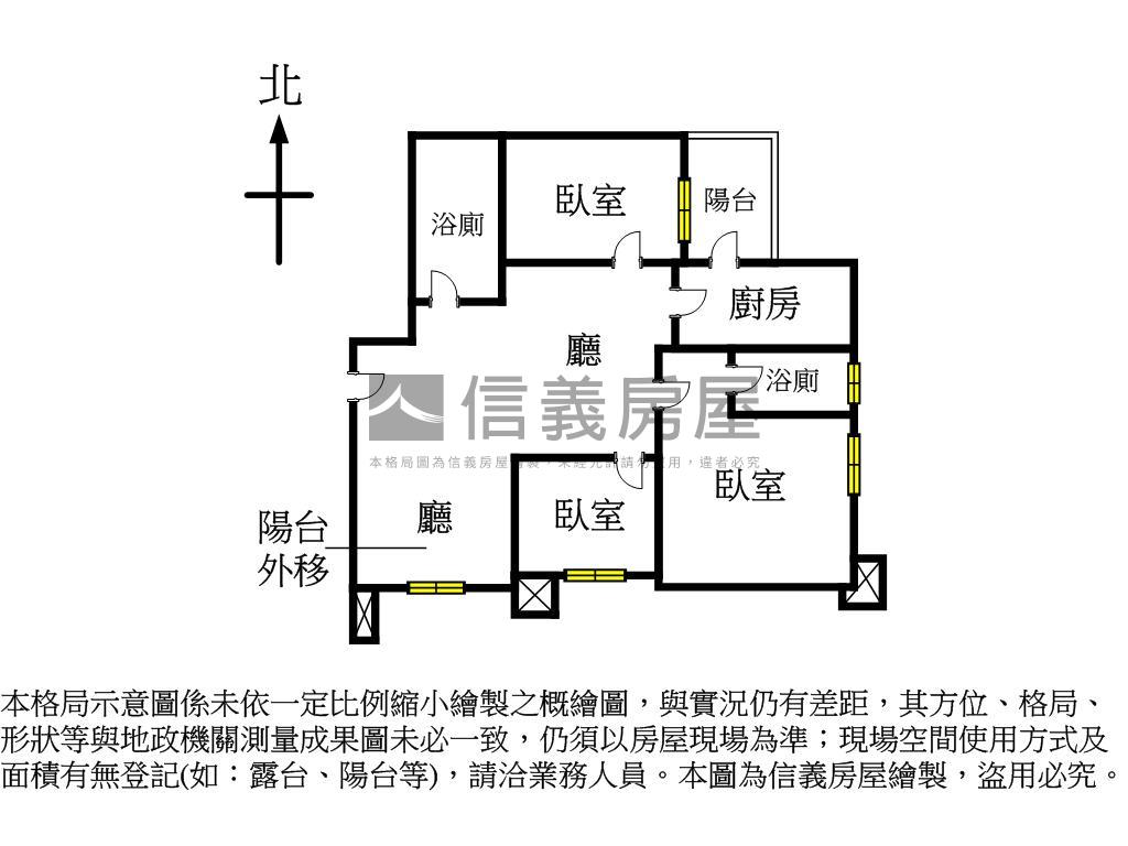 東別館綠景３房配車位房屋室內格局與周邊環境