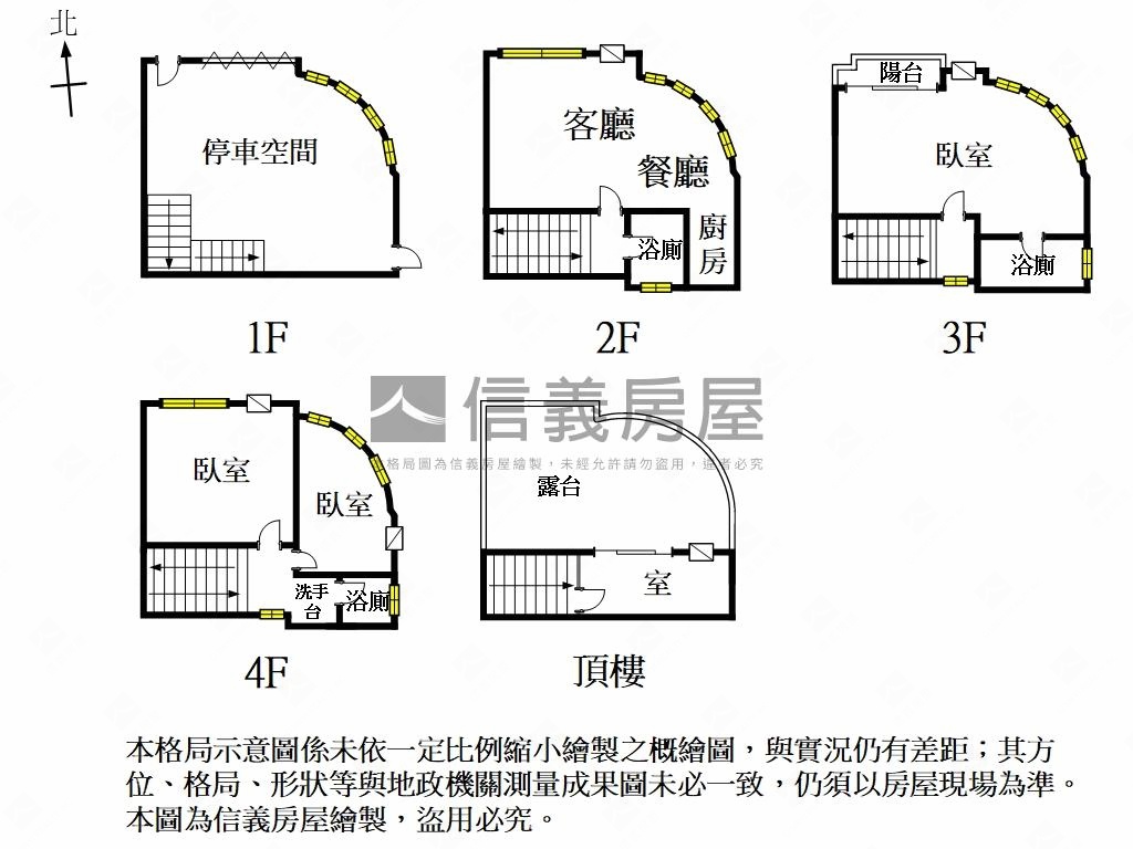 近奇美角窗邊間透天房屋室內格局與周邊環境
