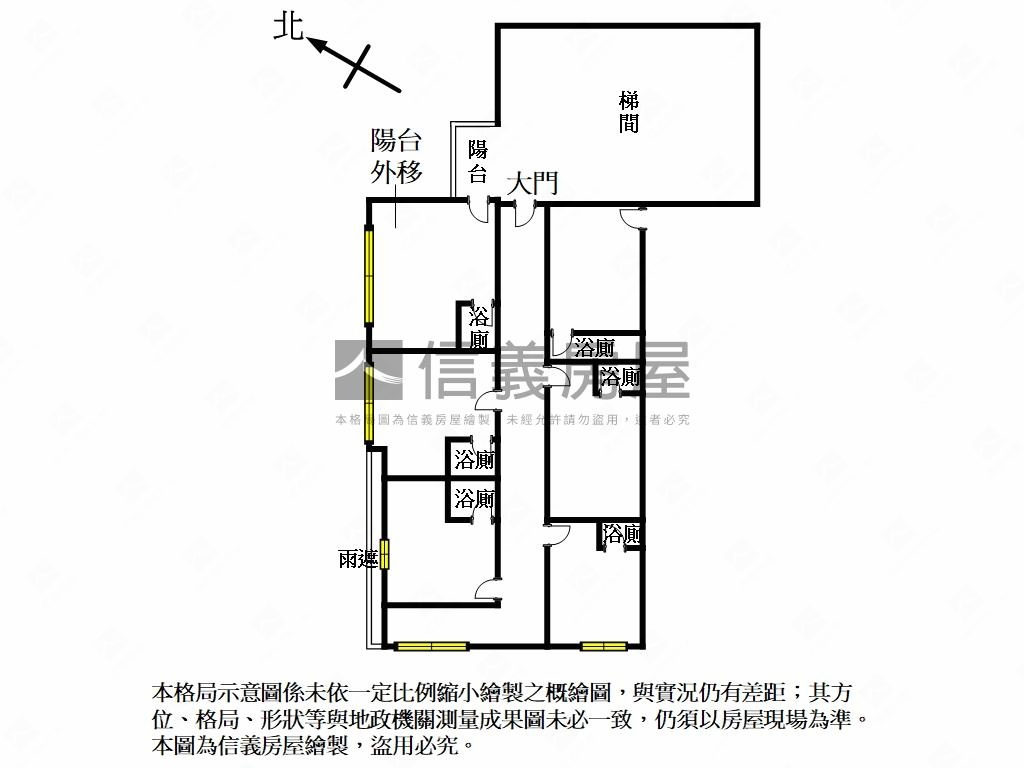 裕隆城附近寶中大廈房屋室內格局與周邊環境