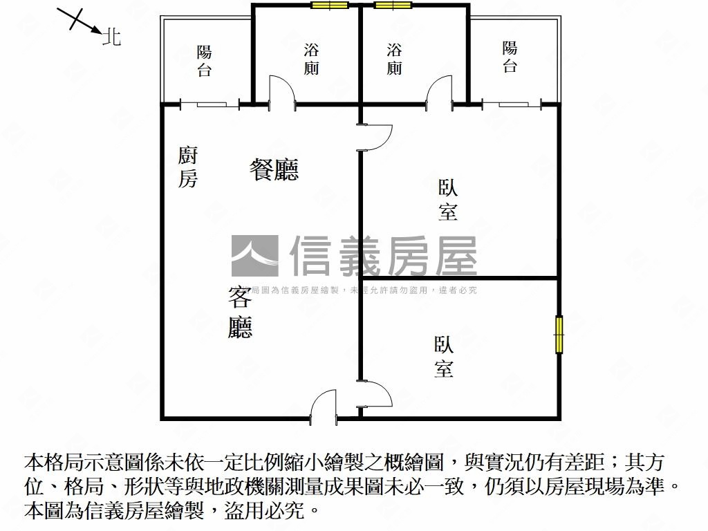 ＬＭ·輕裝潢兩房平車房屋室內格局與周邊環境