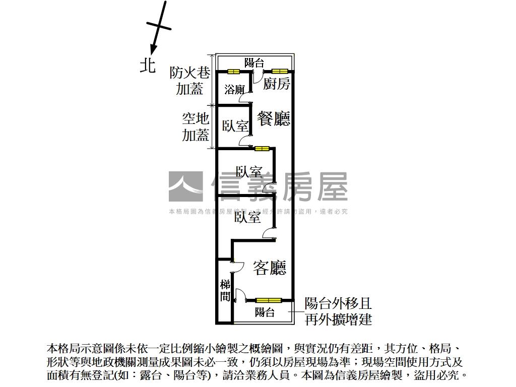 正義北商圈優質大空間美寓房屋室內格局與周邊環境