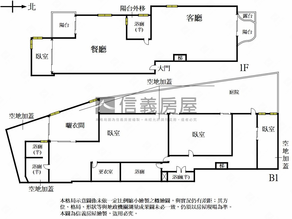 薇閣樓中樓庭院美屋房屋室內格局與周邊環境