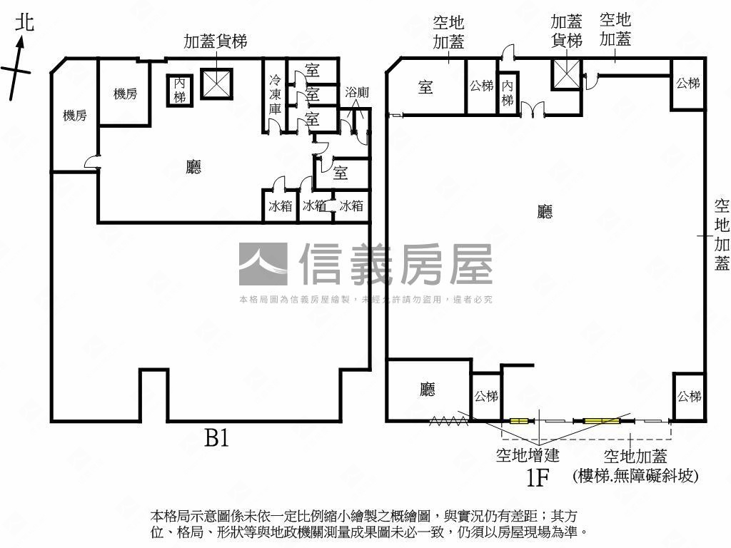 大直穩定收租超市店面房屋室內格局與周邊環境