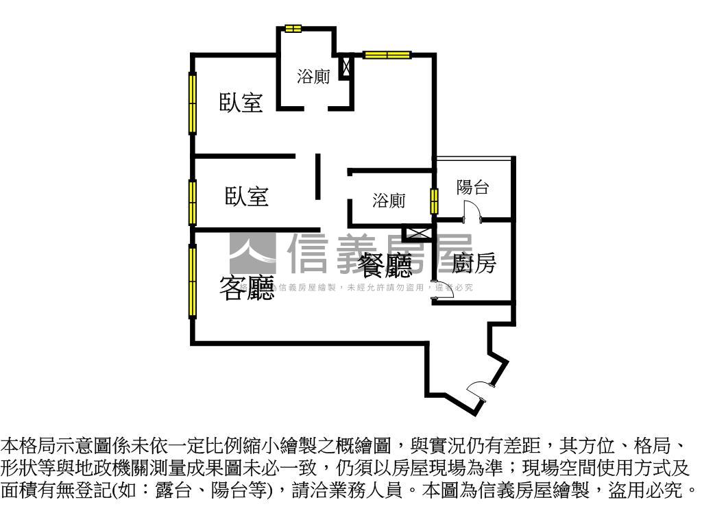 馥華沐白房屋室內格局與周邊環境