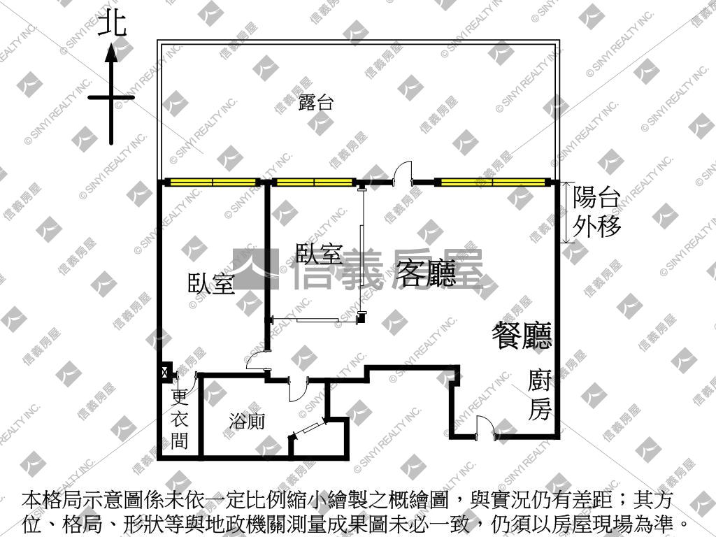 近捷運晴光商圈兩房含車位房屋室內格局與周邊環境