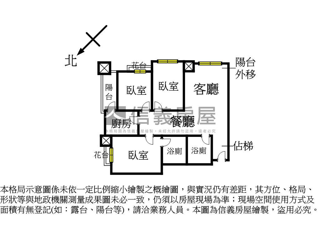 凱旋大地河景三房房屋室內格局與周邊環境