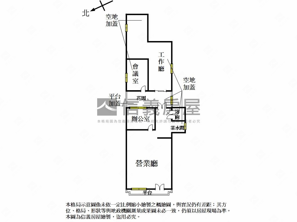 大空間店辦稀有釋出房屋室內格局與周邊環境